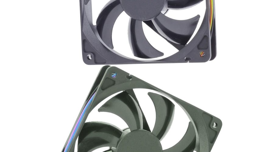 two 120mm fans floating