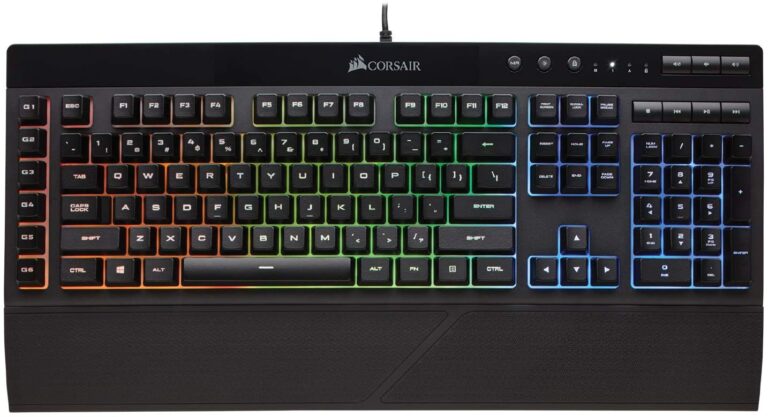 CORSAIR K55 RGB – Best Gaming Keyboard Under 100 Dollars