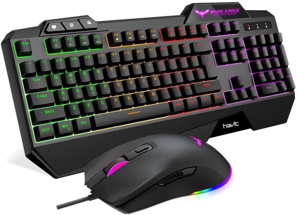 Havit Rainbow Gaming Keyboard & Mouse Combo