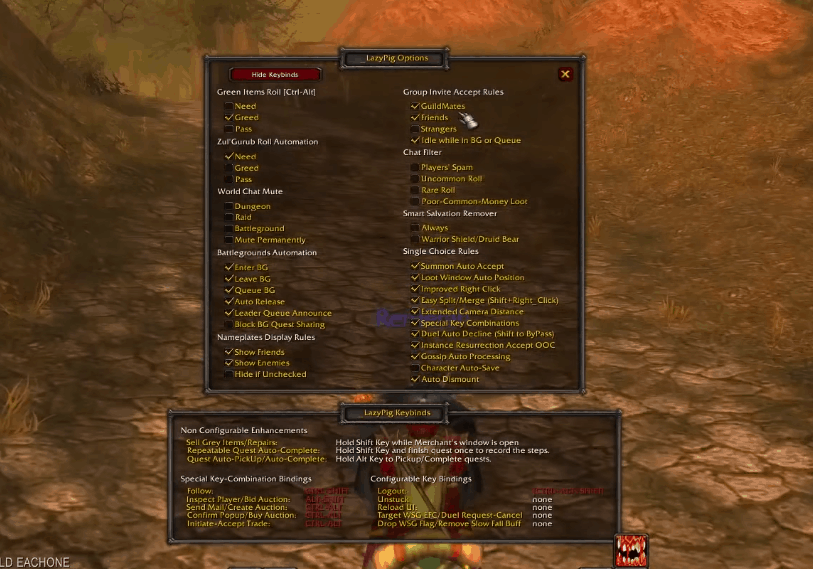 outo pick up wow classic addon